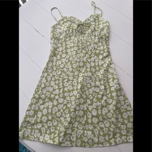 Light green flower dress from Shein